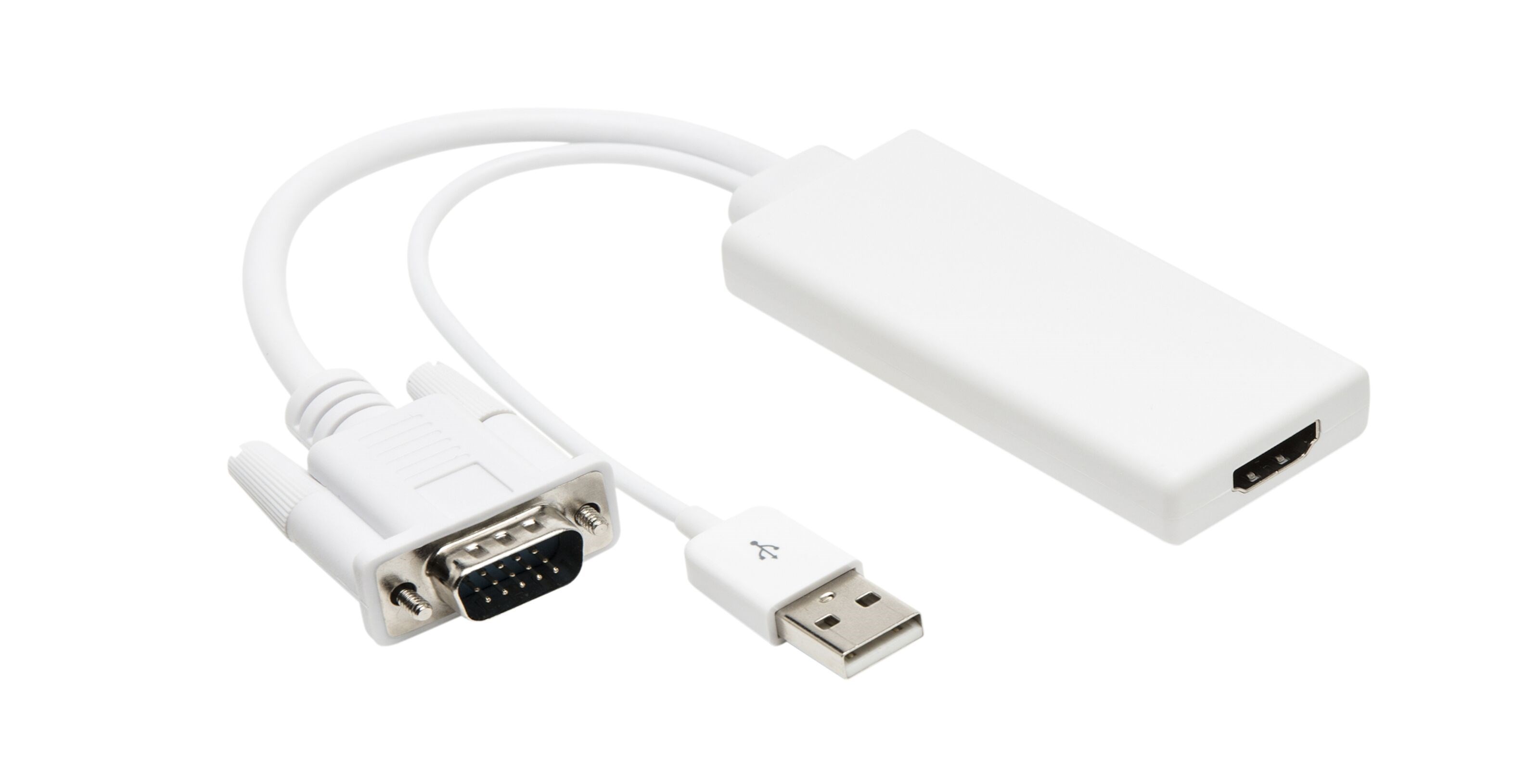 Luxorparts Adapter VGA til HDMI med lyd