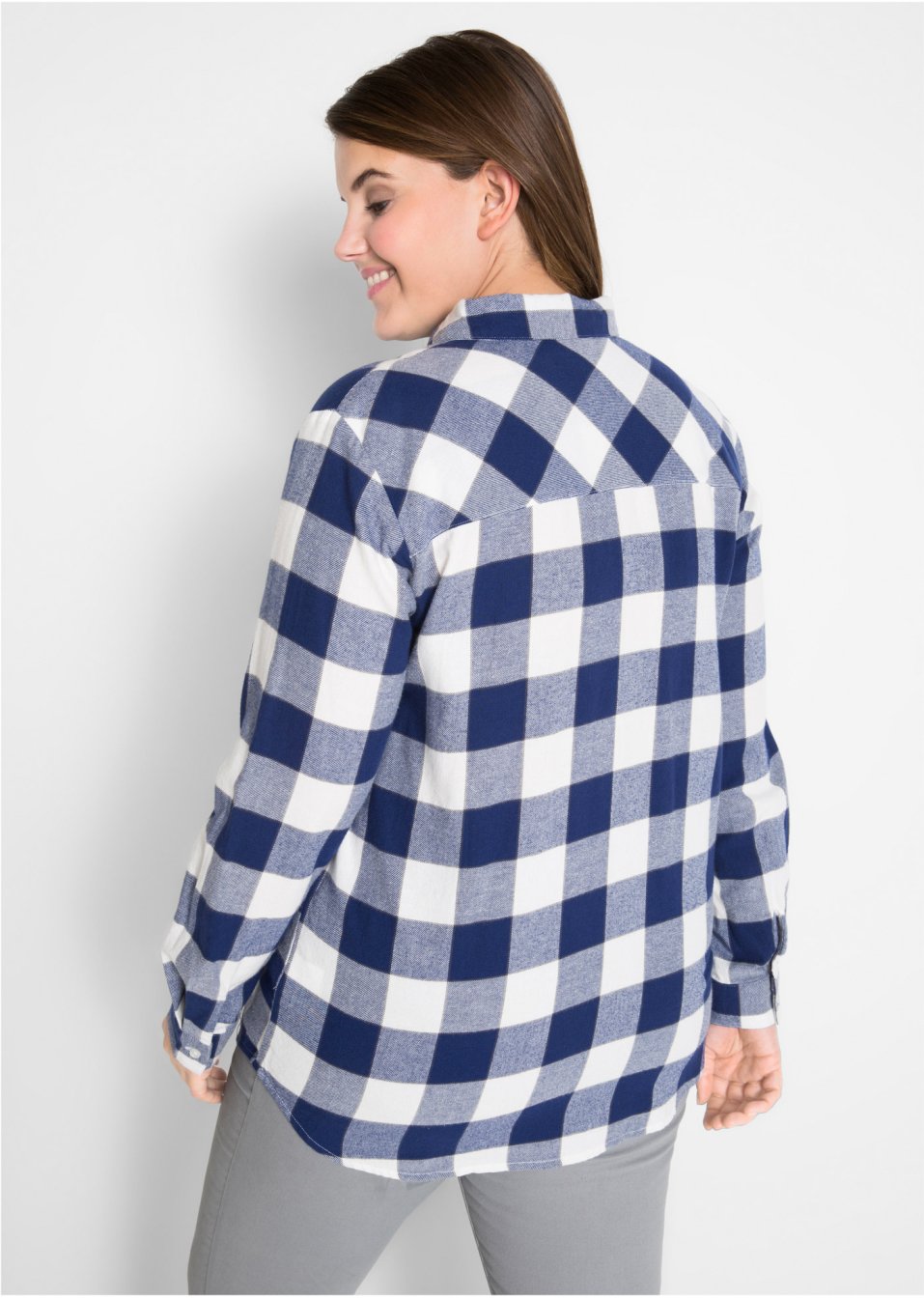 Chemisier en flanelle, manches longues