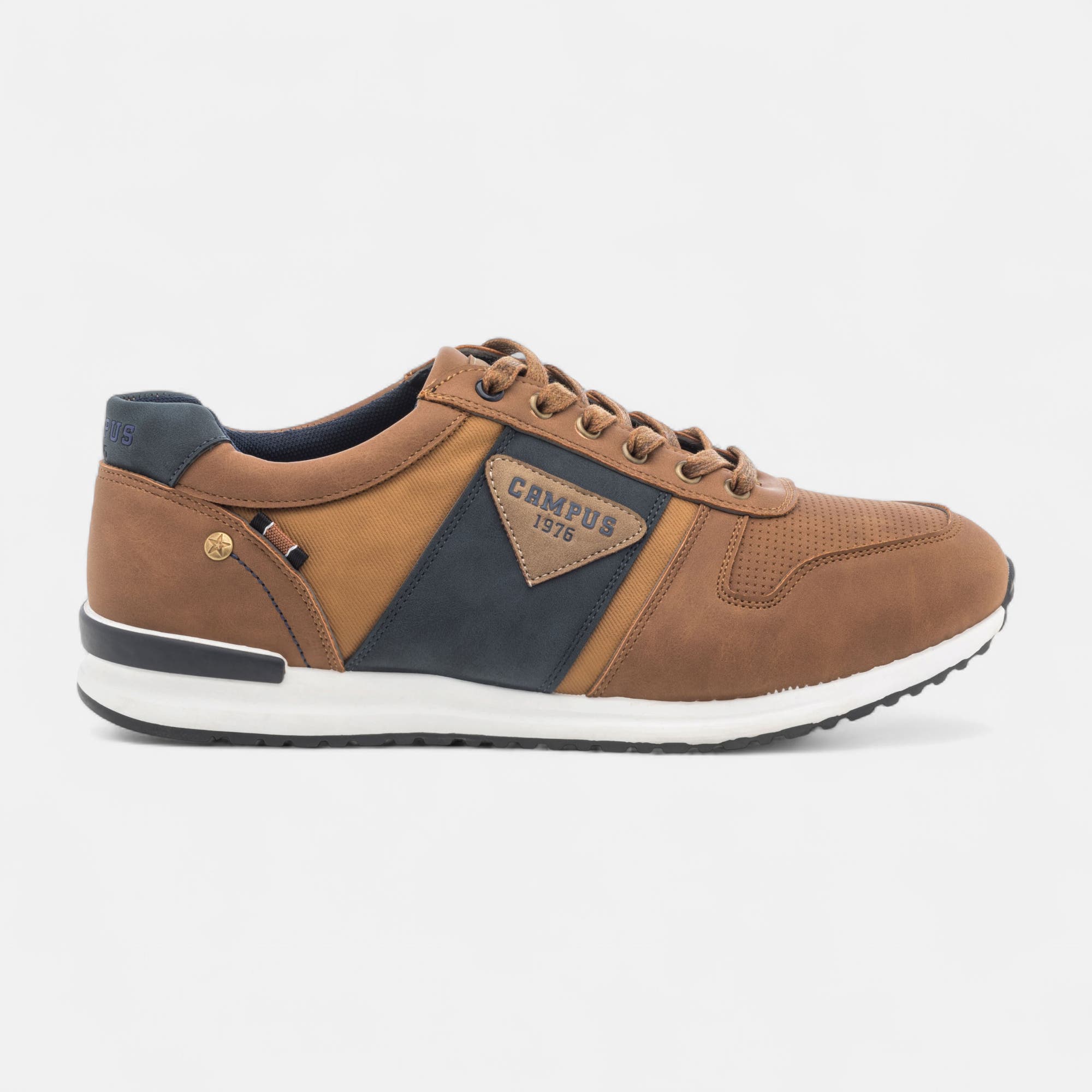 Baskets basses Homme cognac