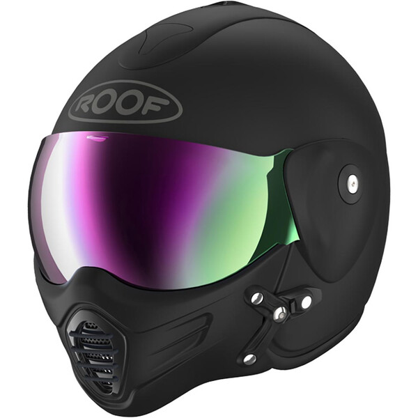 Roof - Casque R09 Roadster Iron E22-06 Noir Mat / Violet