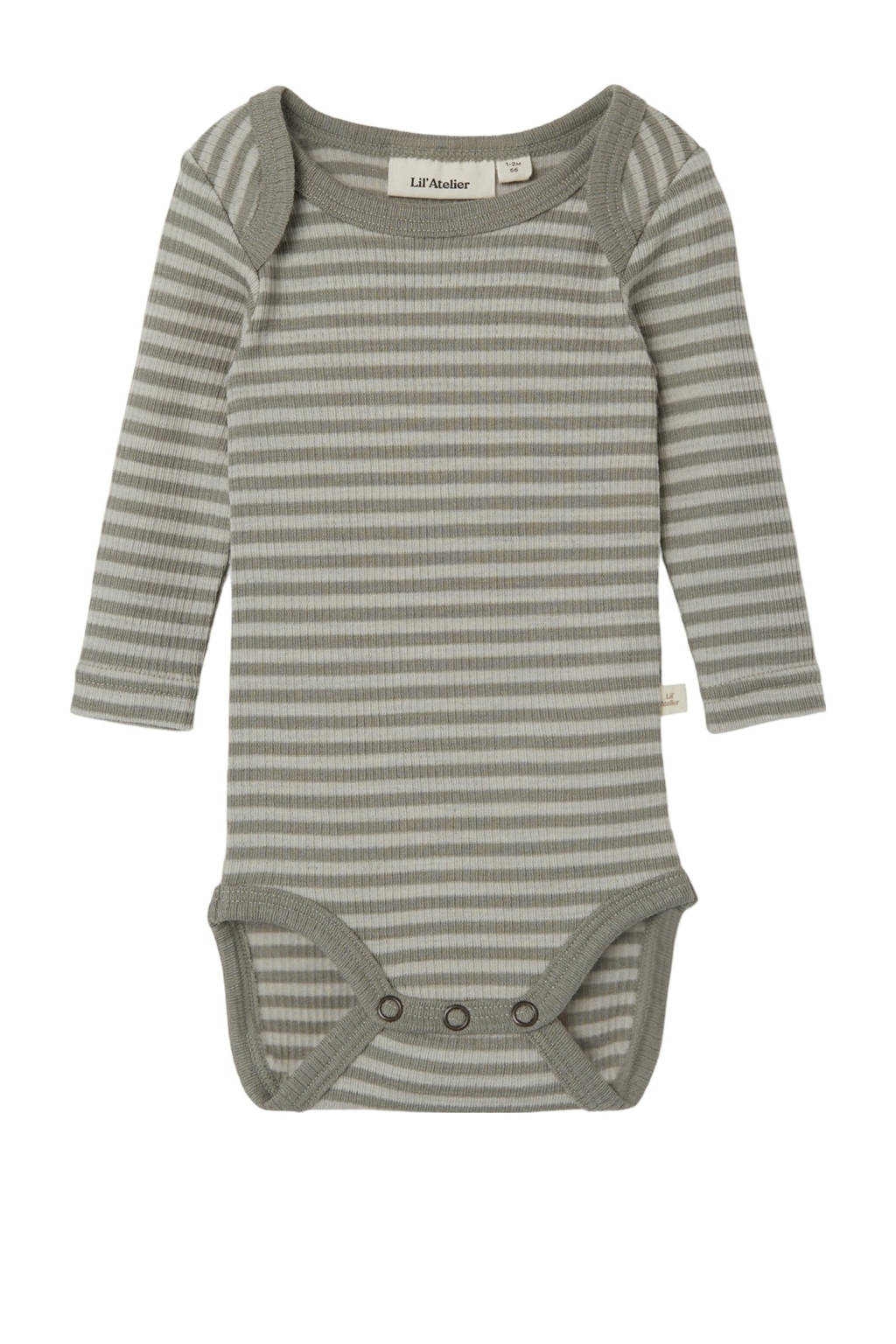 LIL' ATELIER wollen romper NBMFABLE taupe