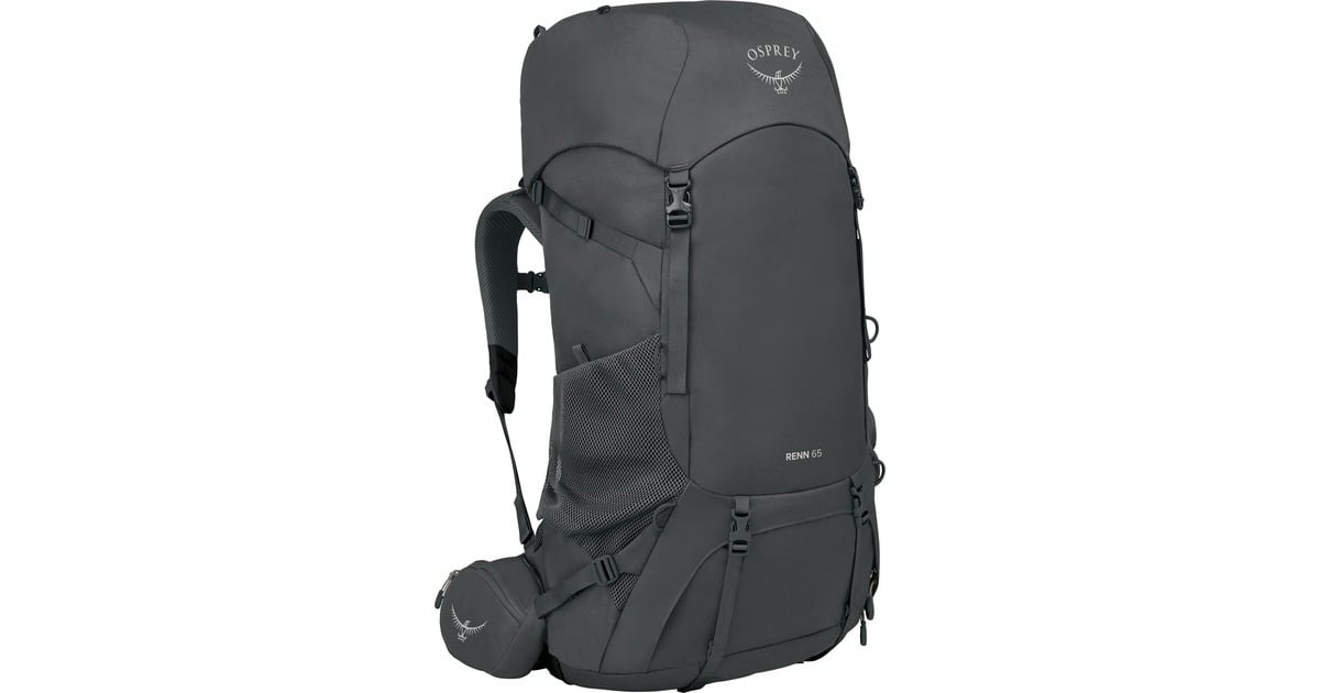 OspreyRenn 65 rugzak  (Donkergrijs, 65 Liter, One Size, Dark Charcoal/Gray Wolf )