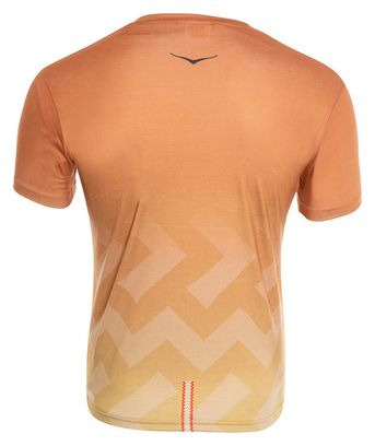 T-shirt Hoka Les Templiers All Day Tee Jaune Homme