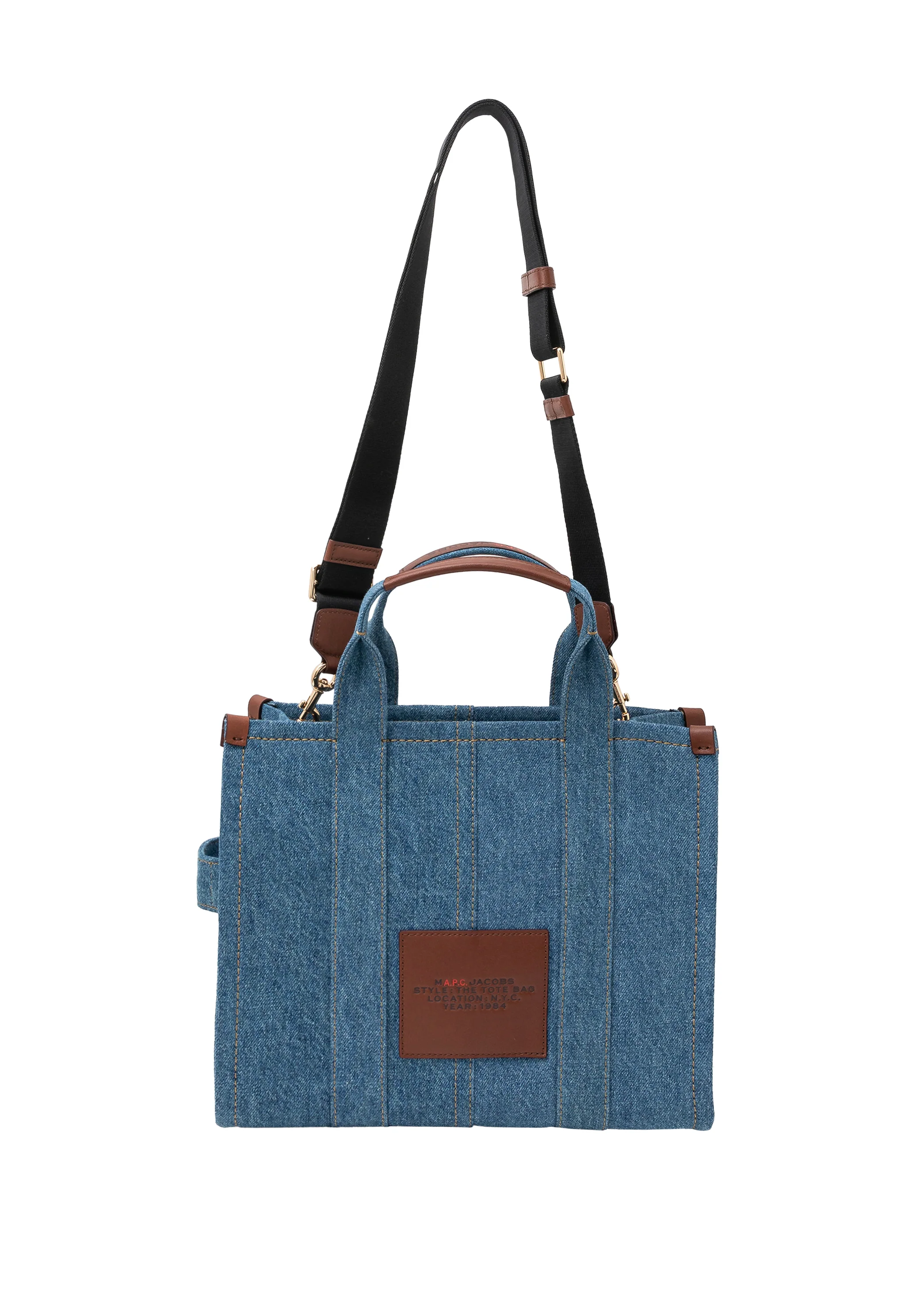 A.P.C. x Marc Jacobs. The Varsity Tote - Indigo delave