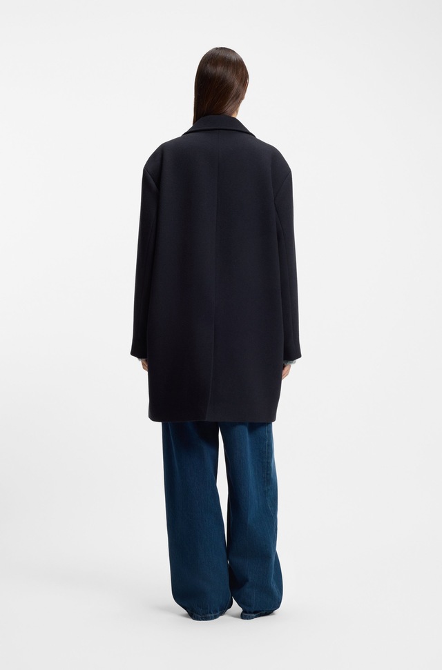 BOSS ORANGE Kurzmantel »Calesara Premium Damenmode«, in gerader Passform, Woll-Anteil