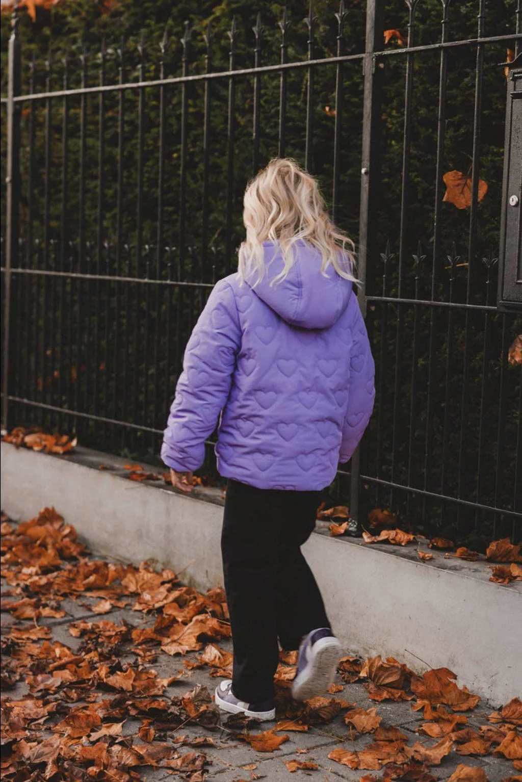 LOOXS little winterjas paars