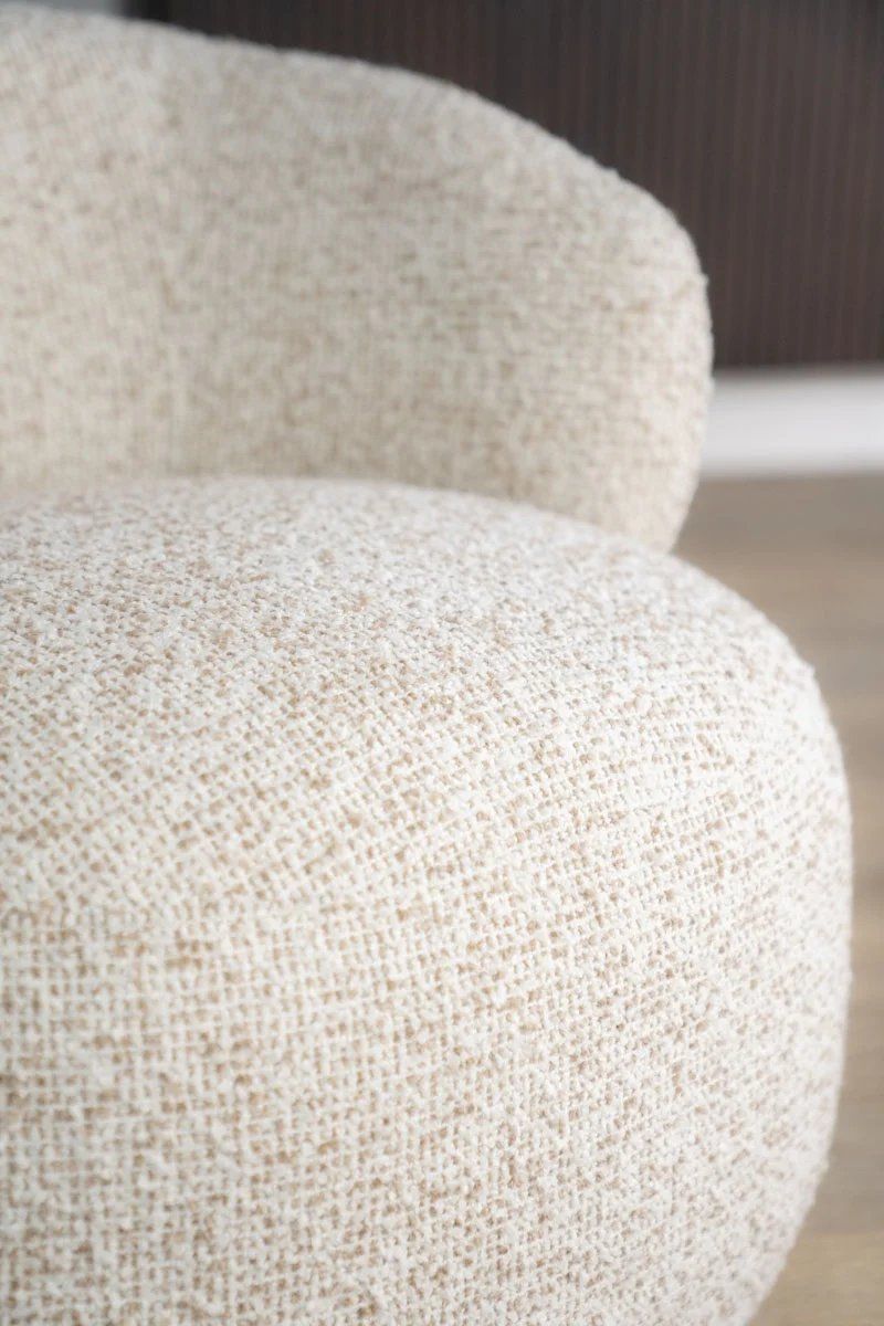 Draaifauteuil Beige 96107 Maeve B82 x D85 x H72 cm