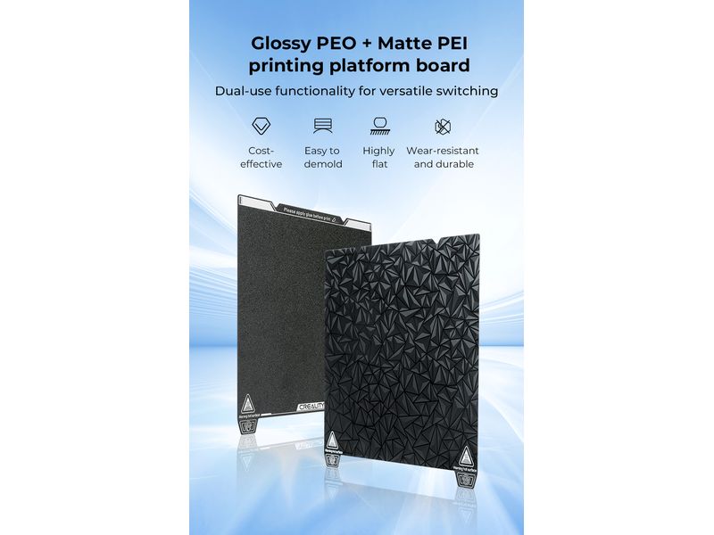 Creality Druckplattform PEO   PEI, 235 x 235 mm Doppelseitige Druckplatte für FDM-Drucker