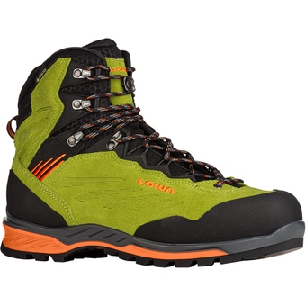 Testware Lowa Cadin II GTX Mid Bergschuhe Limone / Flame Herren