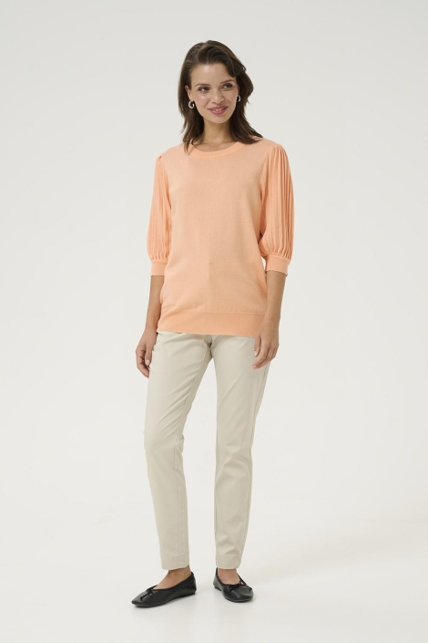 Kaffe oranje dames t-shirt
