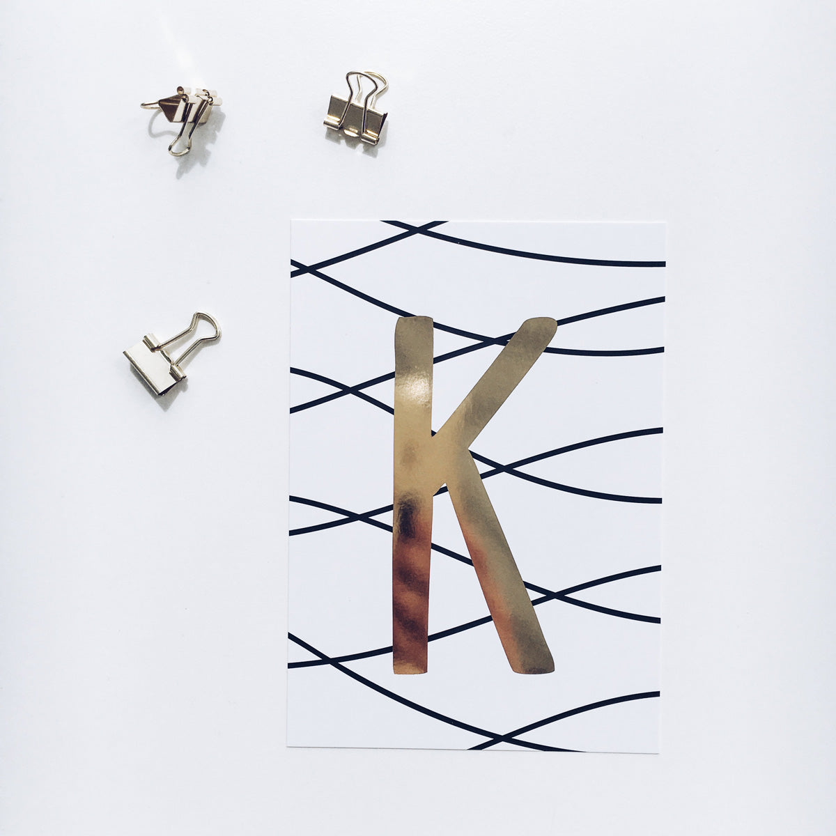 Postkarte „K