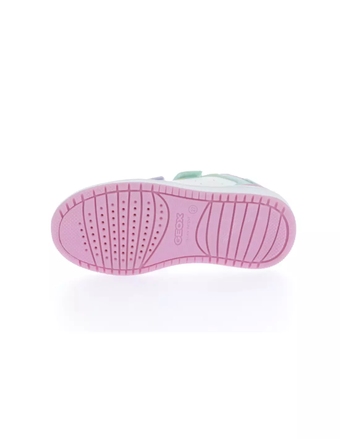 GEOX WASHIBA - Baskets BLANC/MULTICOLORE