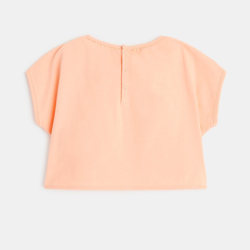 T-shirt ample à motif mer rose bébé fille Rose