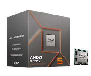 AMD Ryzen 5 8400F - 4.2 GHz - 6-core - 12 tråde - 16 MB cache - Socket AM5 - Box
