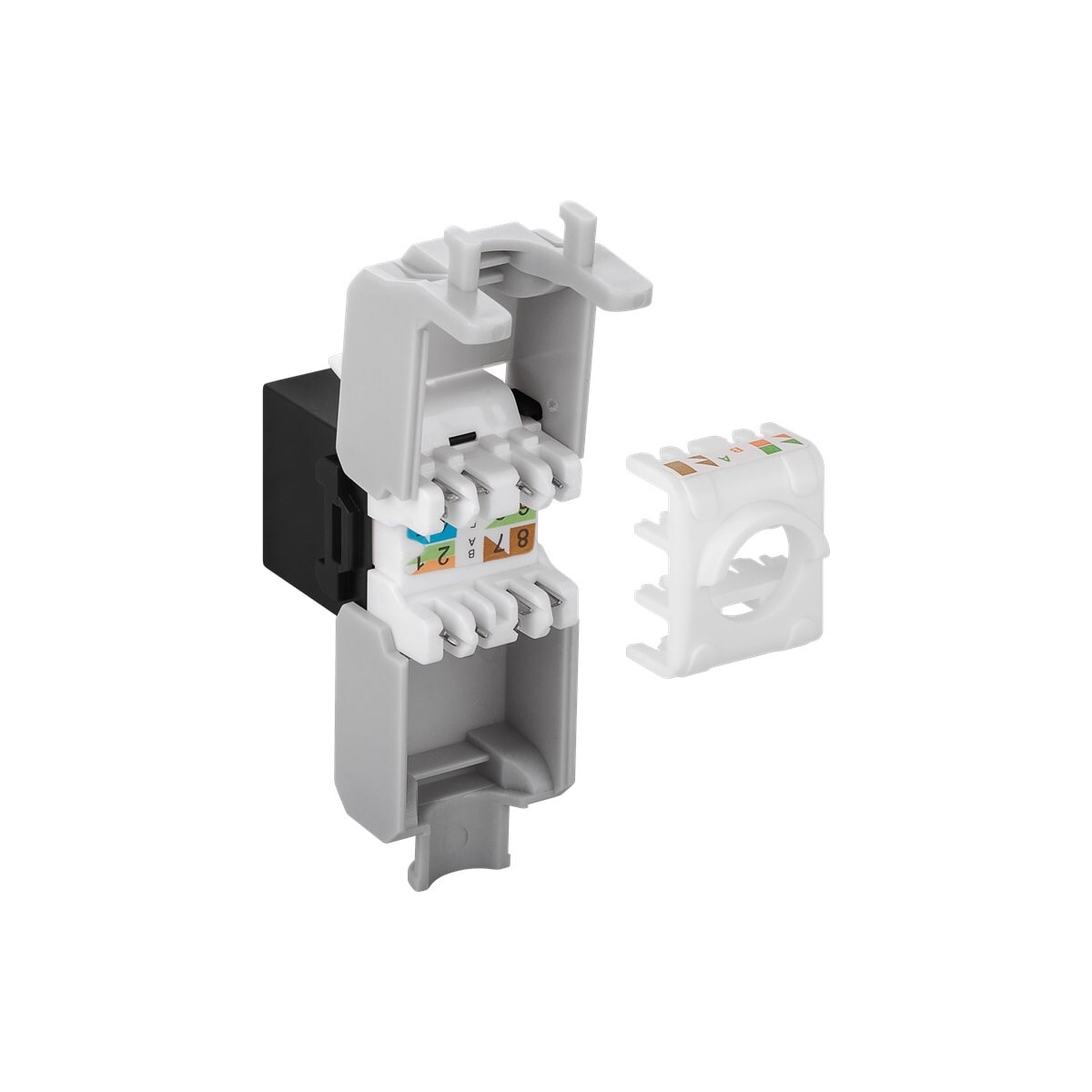 CAT 6A Keystone RJ45-modul, UTP, 500 MHz21529