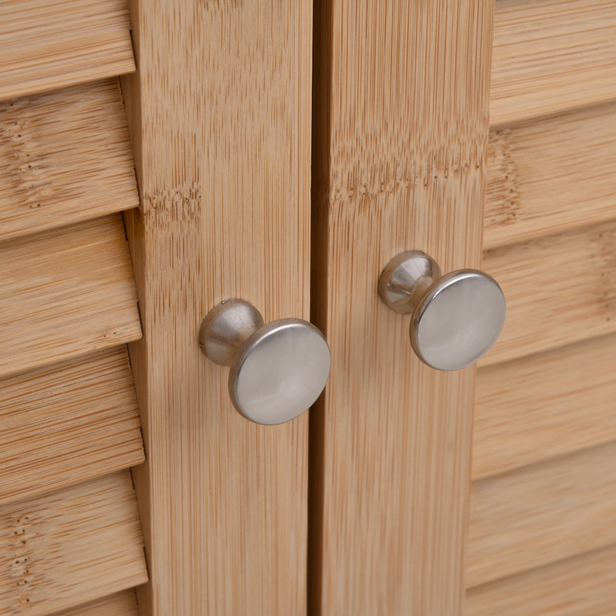 HOMCOM Badezimmerschrank natur