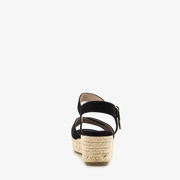 Blue Box dames espadrilles met sleehak zwart
