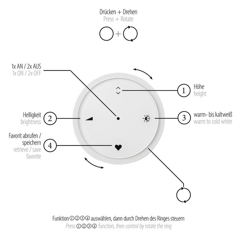 Paul Neuhaus Pendelleuchte PURE-E-MOTION