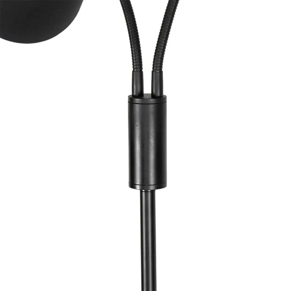 Qazqa vloerlampen carmen zwart e14