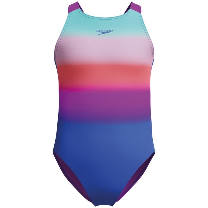 Speedo ECO Printed Pulseback Badpak Meisjes