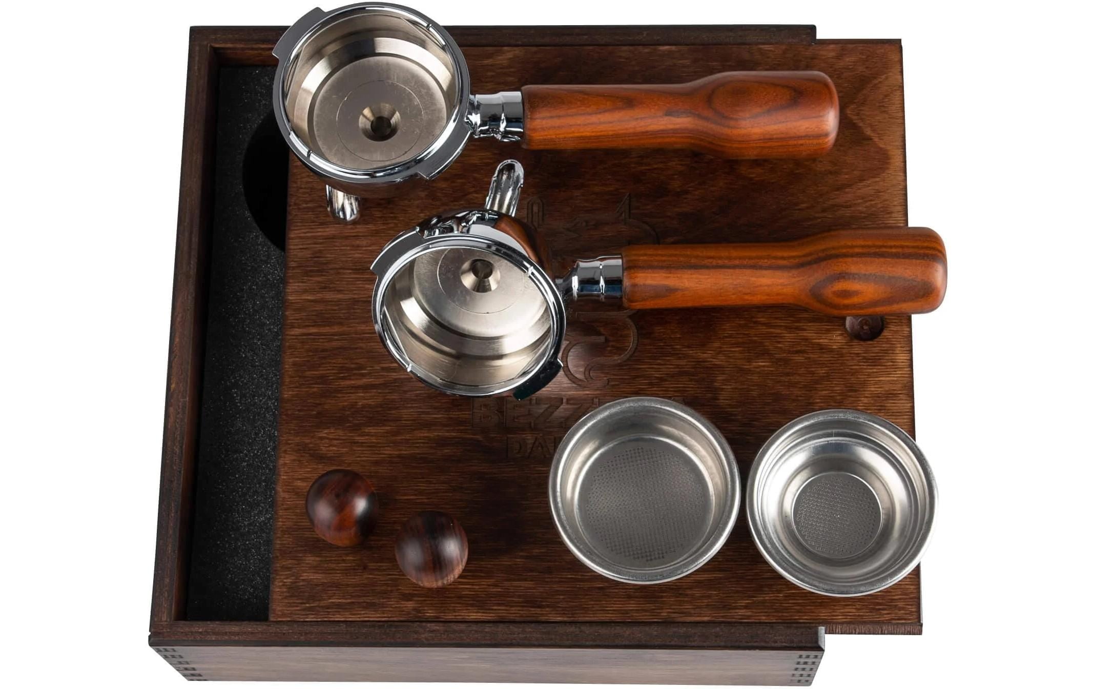 Kaffeebereiter »Bezzera BZ Rosenholz« Material Griff: Rosenholz aus Brasilien