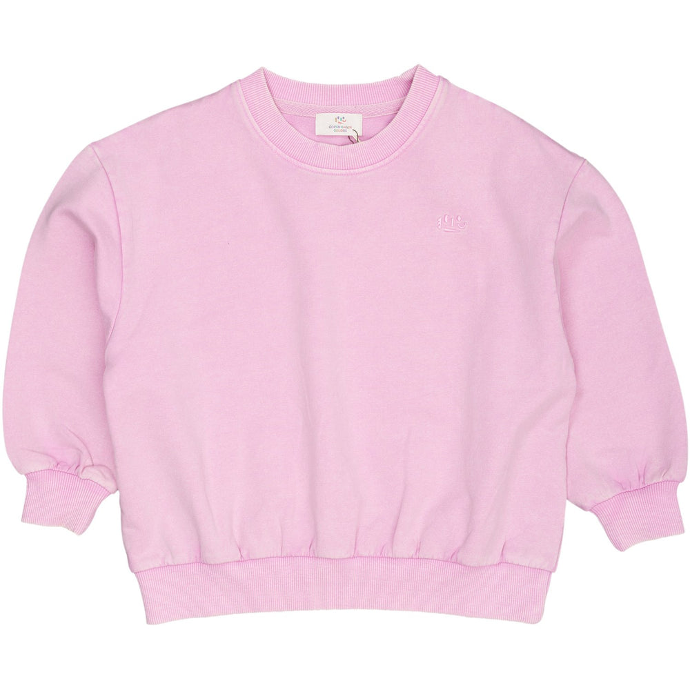 Køb COPENHAGEN COLORS Syringa Classic Sweatshirt W. Logo Embroidery