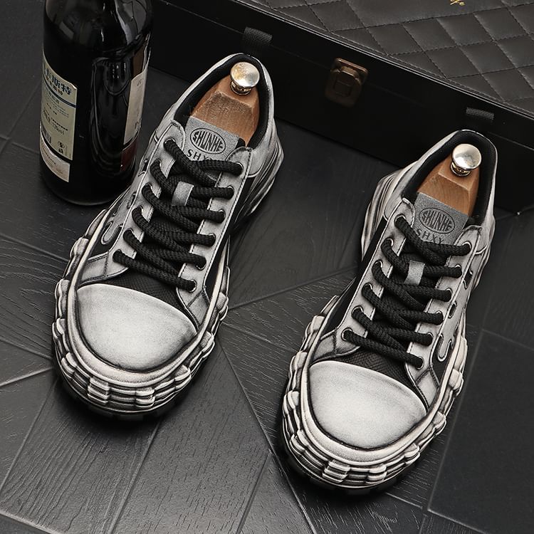 Mr Ozera - Platform Paneel Sneakers