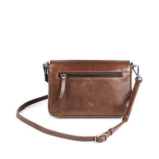 Markberg Vanya Antique Crossbody Taske, Chestnut