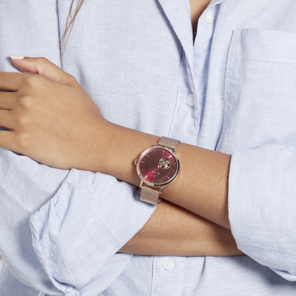 Montre Pierre Lannier Automatic Framboise