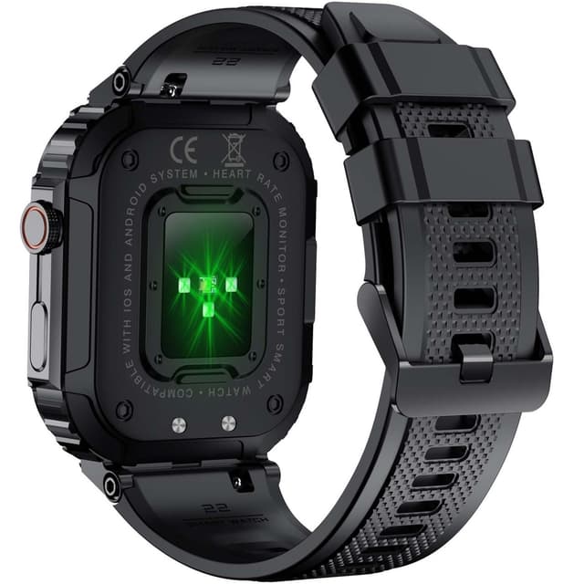 Denver SWC-191B Bluetooth SmartWatch with heartrate, blood pressure and blood oxygen sensor & call function
