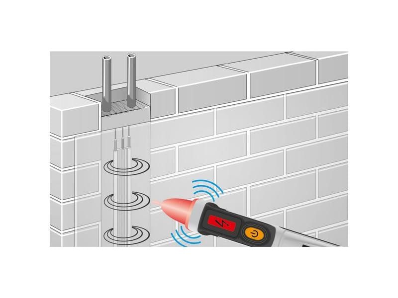 Laserliner Spannungsprüfer ActiveFinder Pro, CAT IV, 1000 V Sicherheit bei Arbeiten an elektrischen Leitungen – im handlichen Stiftformat