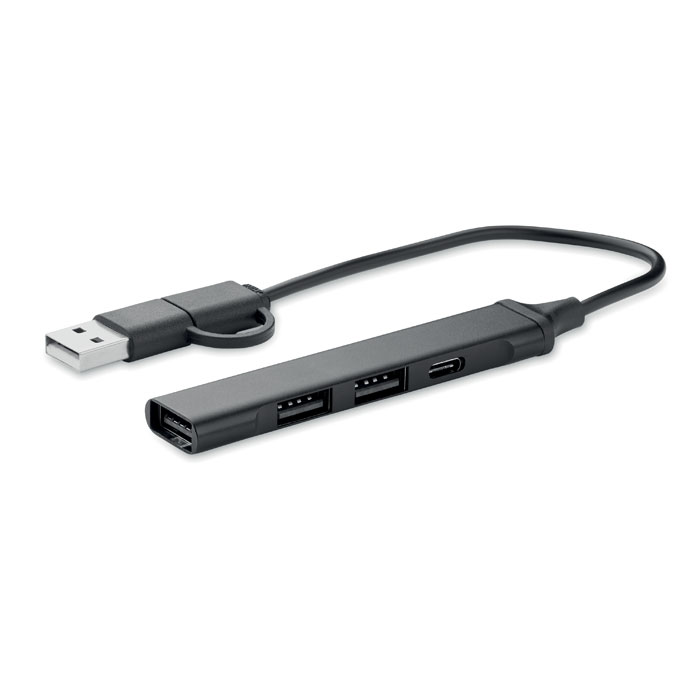 GiftRetail MO2294 - CURRENT Hub USB 4 ports 19 cm
