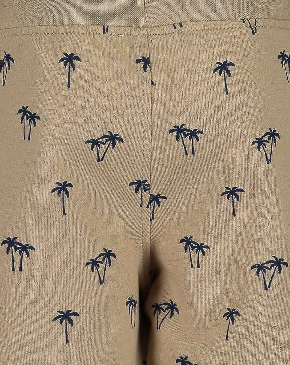 Sweatshorts PALMS AOP in mudd