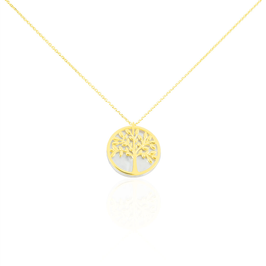 Collier Noamie Or Jaune Nacre