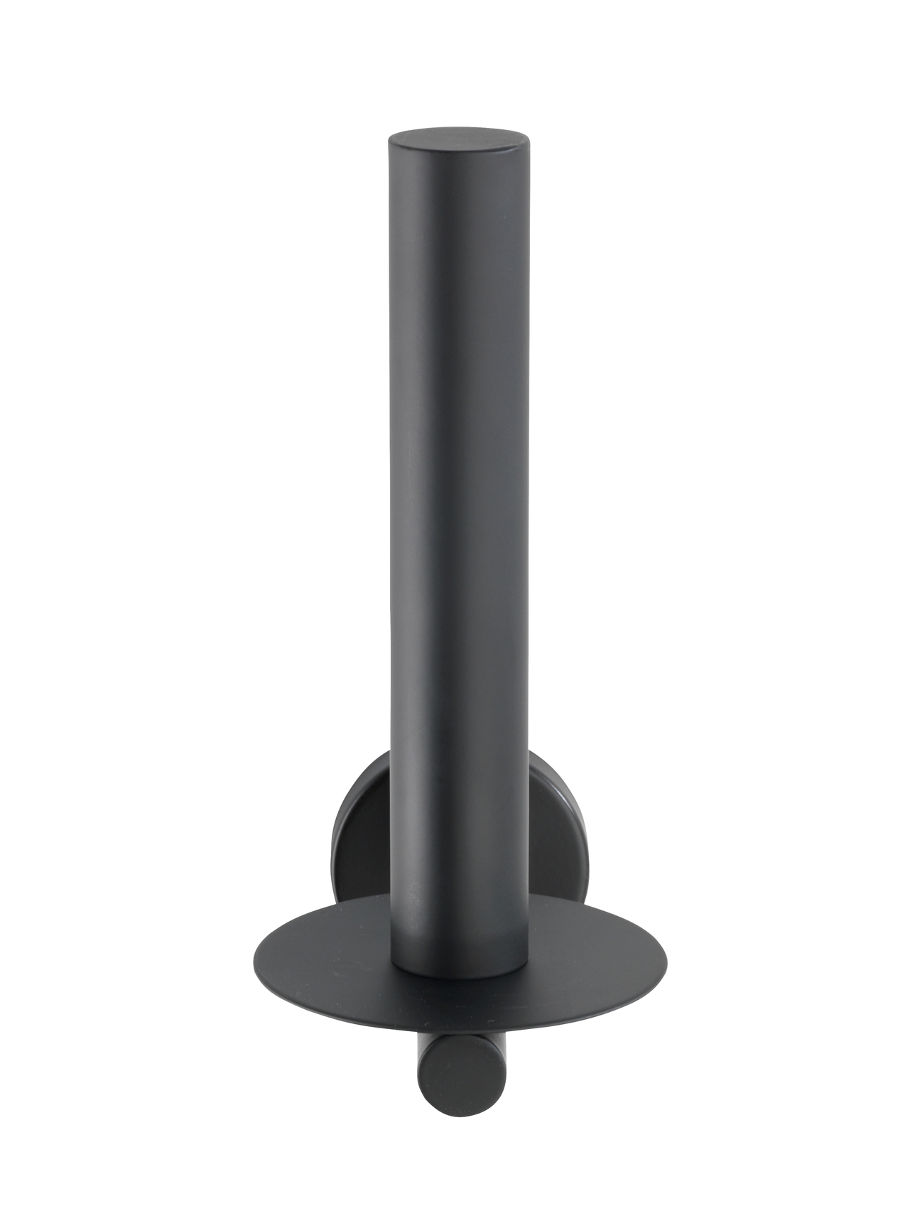 Wenko Bosio reserverolhouder RVS zwart mat