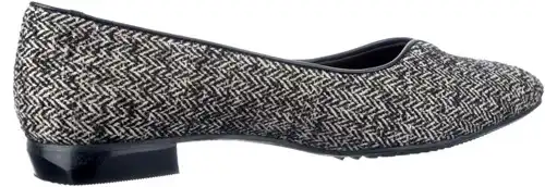 10800 Brunate zwart/wit - maat 43.5 ballerina zwart/wit - maat 43.5 Calandschoen