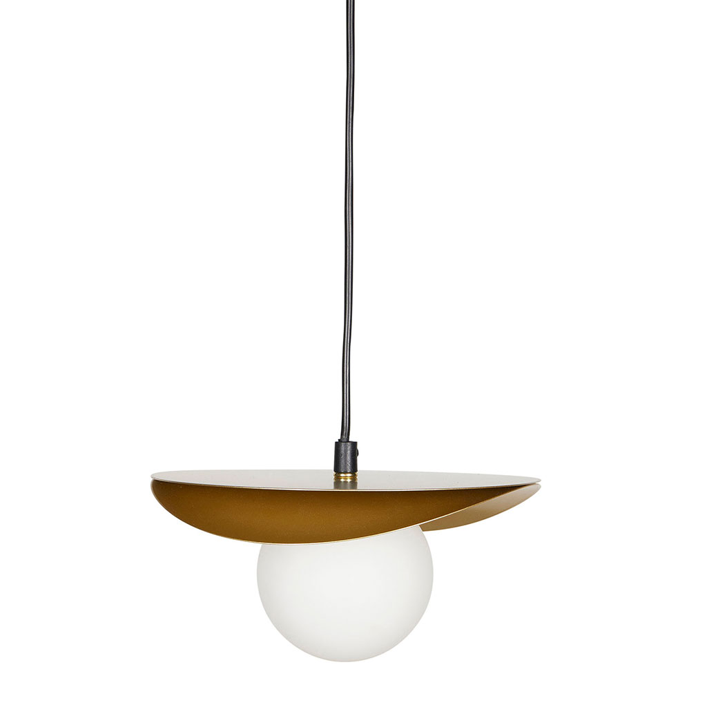 Suspension DEMOISELLE métal et verre D 22cm