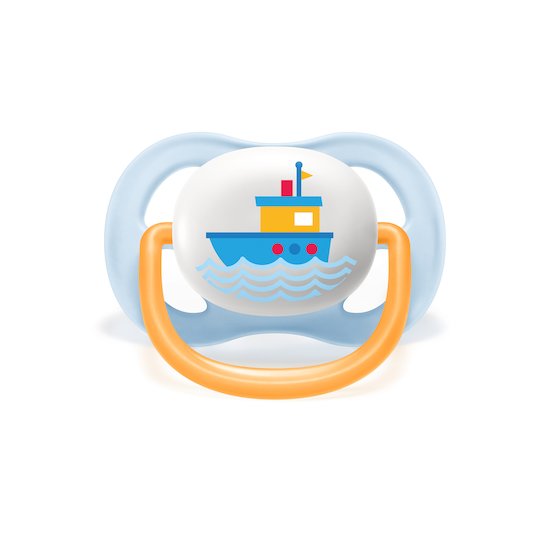Lot 2 sucettes ultra air   I love mama et bateau        0-6 mois   de               Philips AVENT