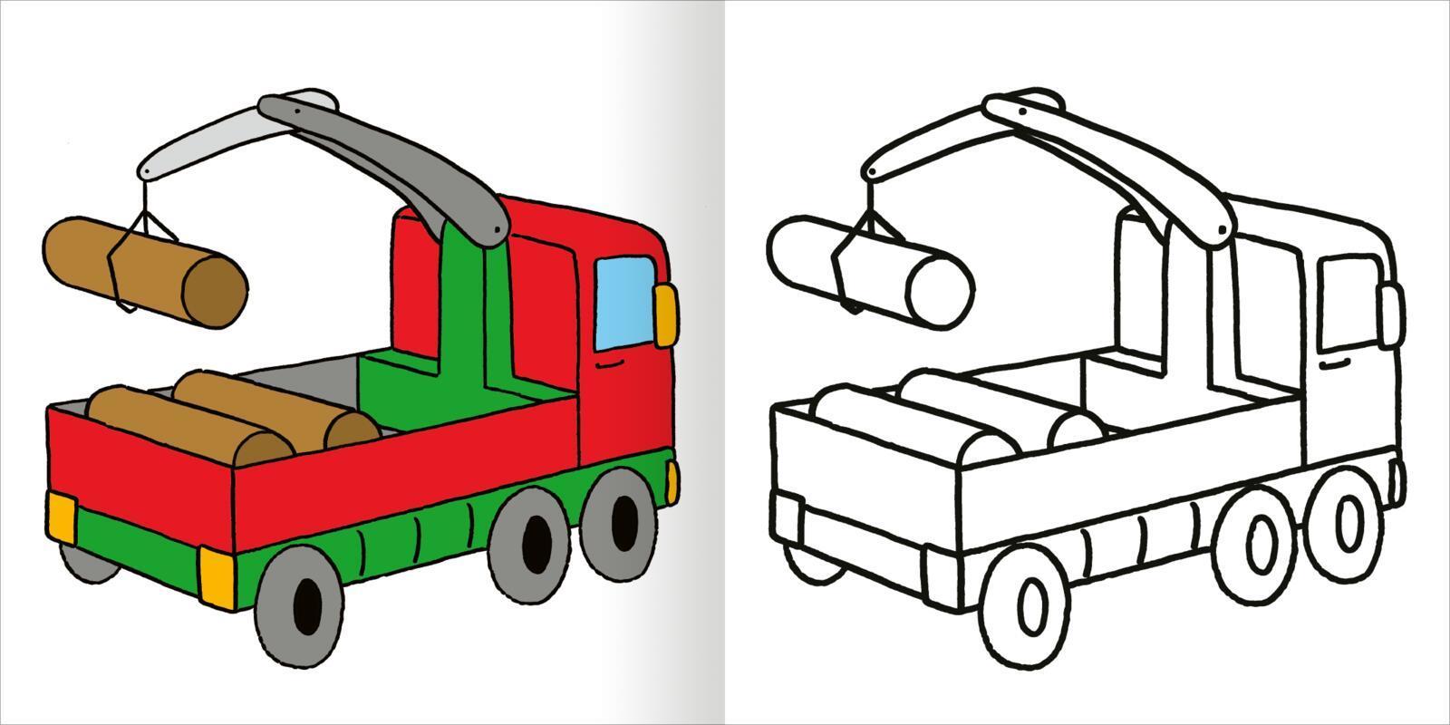 Mein erstes dickes Malbuch ab 2 - Baustelle