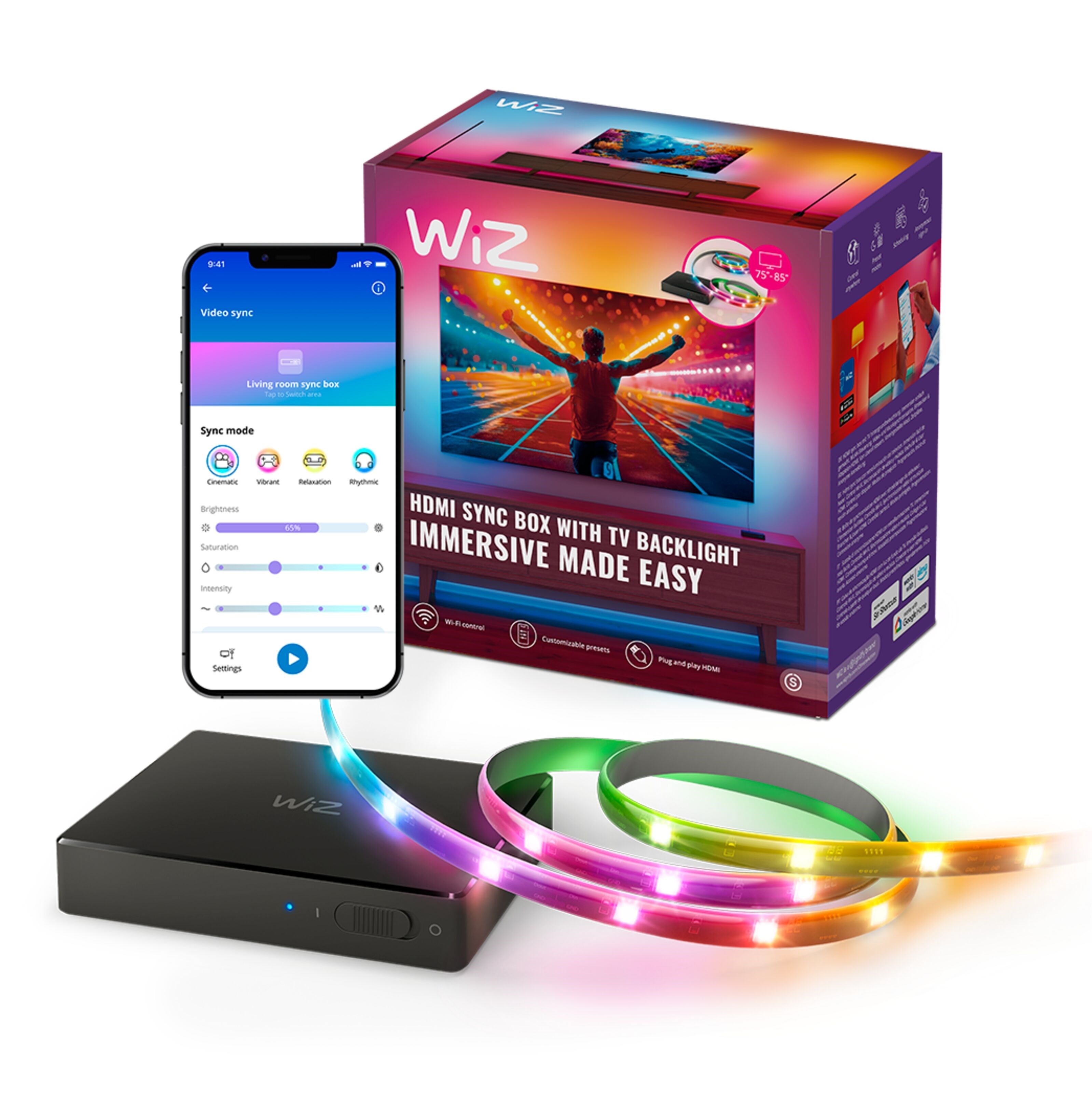 WiZ Sync box starter kit 75