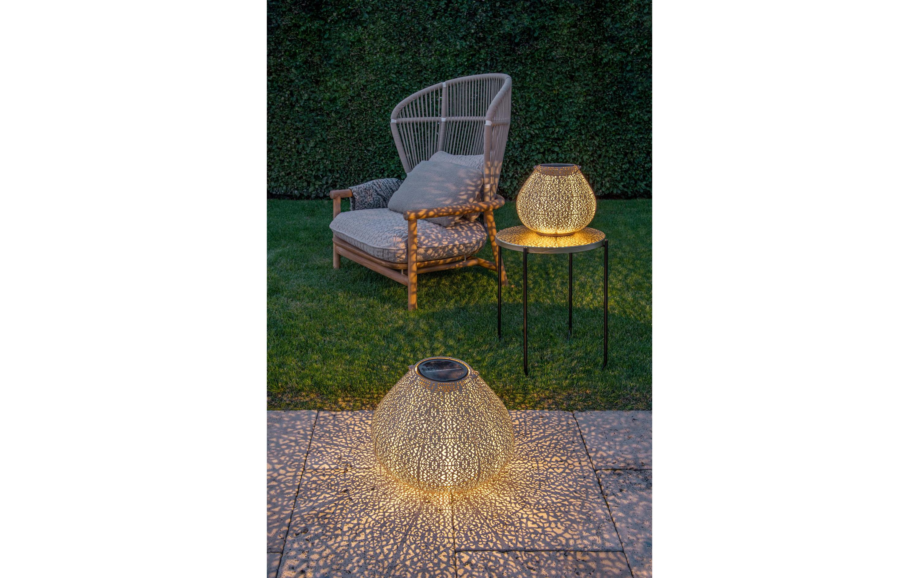 Laterne Solar Antic Lantern Jade L, BeigeSolarleuchte zum Aufstellen