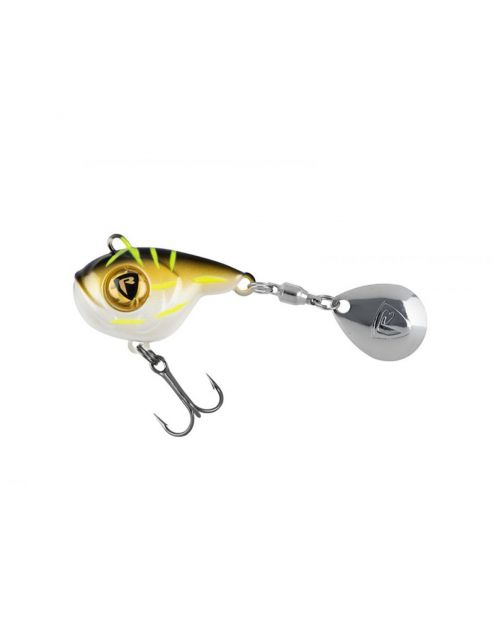 Fox Rage Big Eye Spin Tail - Spinner & Lepel - 20 g Black & Gold