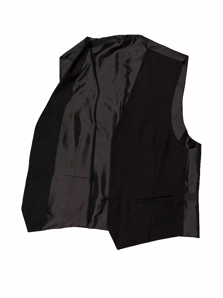 CARL GROSS Anzugweste Modern Fit Stan schwarz