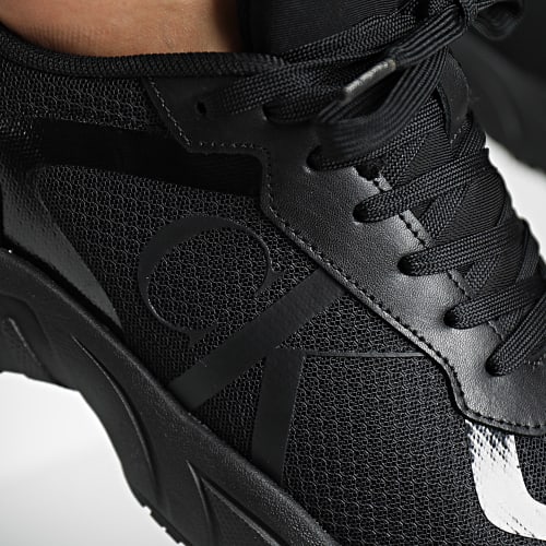 Baskets Retro Tennis Laceup Mesh 0785 Triple Black