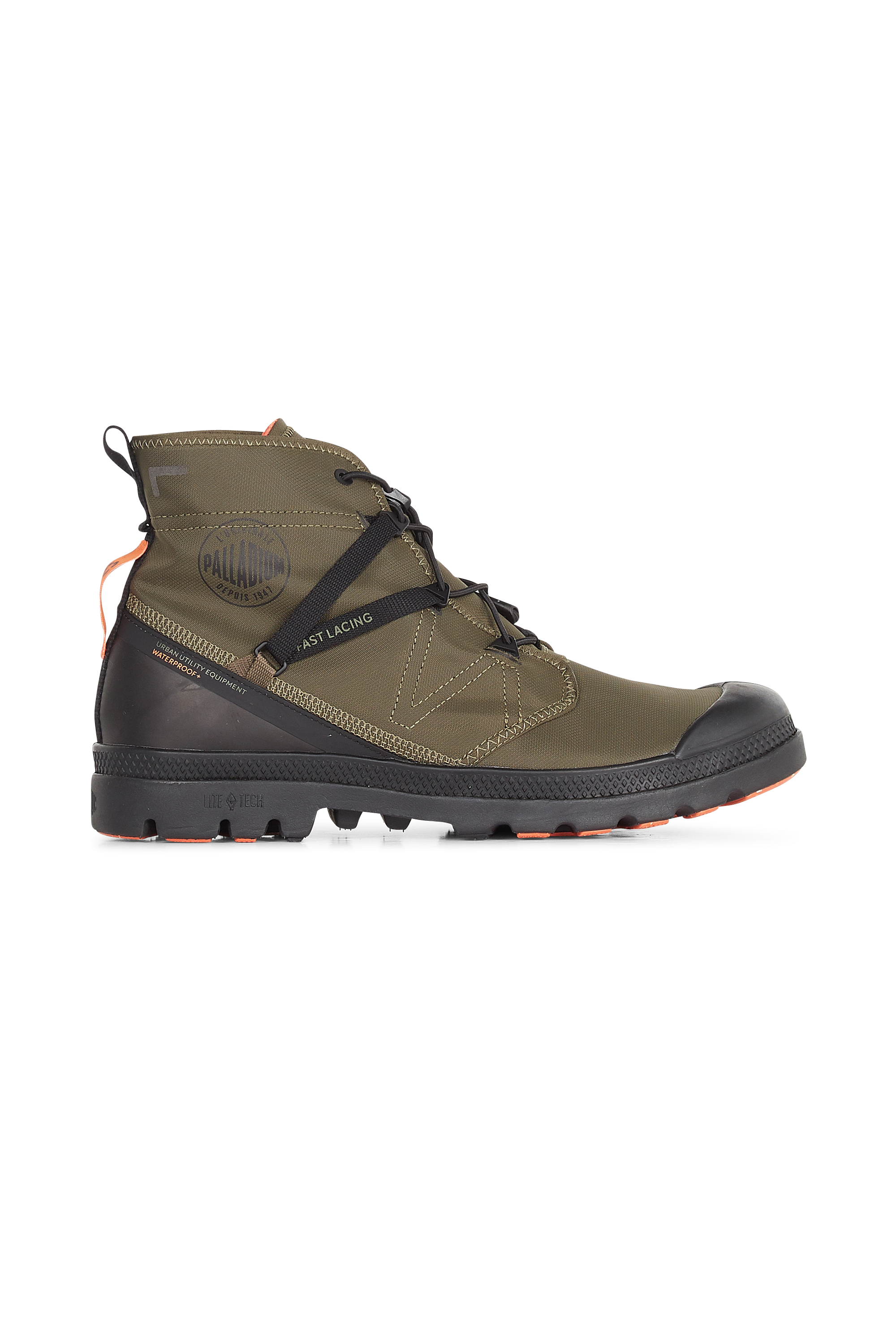 PALLADIUM Bottines PAMPA TRAVEL LITE Kaki
