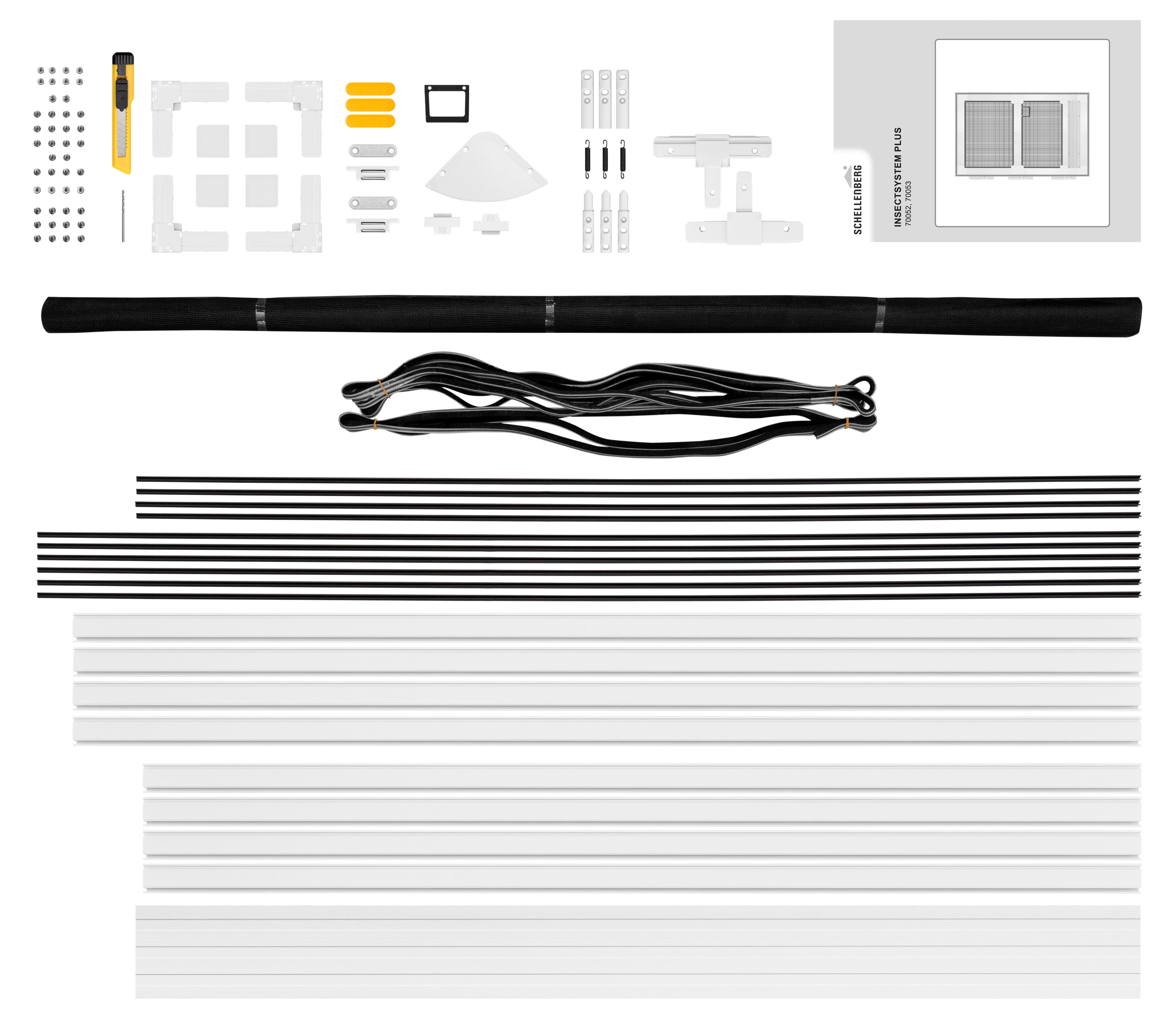Schellenberg Insektenschutztür PLUS, weiß, 100 x 210 cm