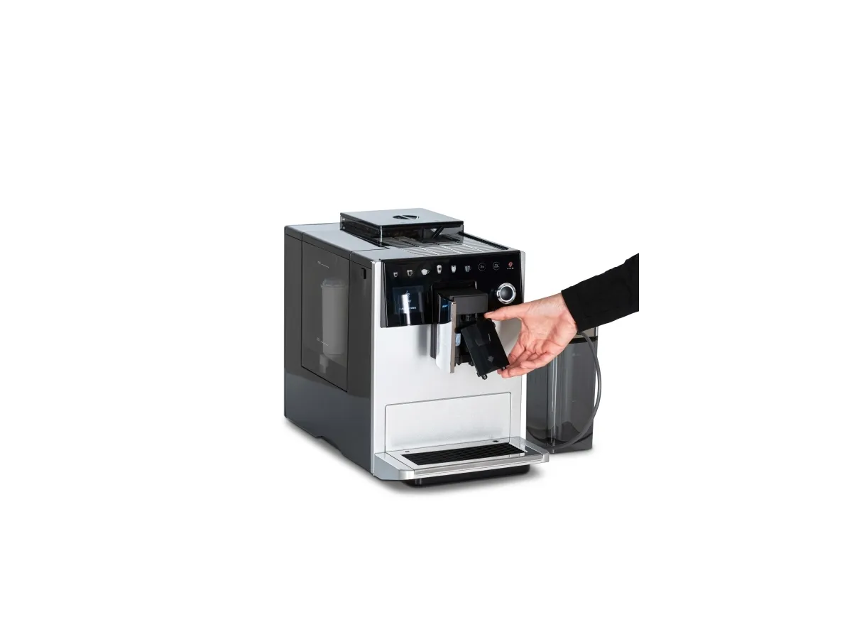 Melitta F63/0-201, Espressomaskine, 1,8 L, Kaffebønner, Indbygget kværn, 1400 W, Sølv