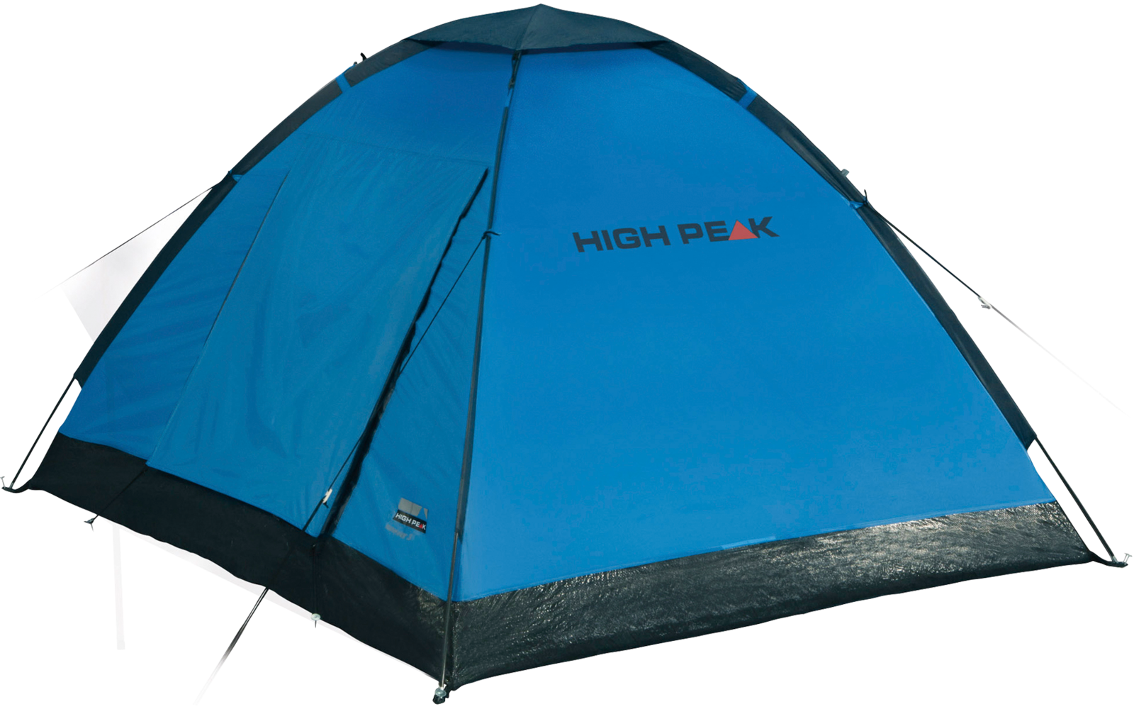 High Peak Beaver 3 freistehendes Einfachdach Kuppelzelt schwarz für 3 Personen