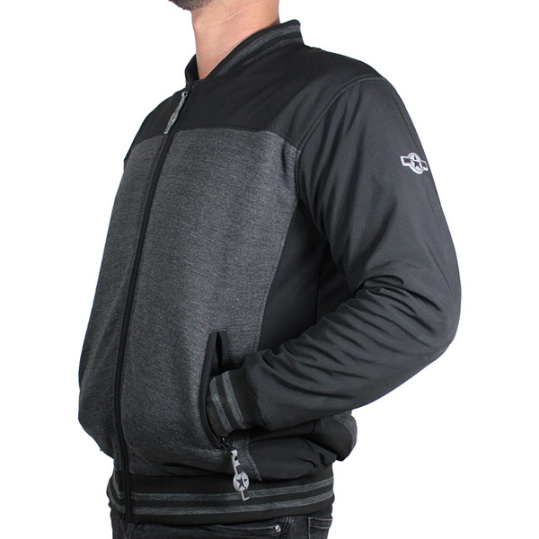 Harisson - Blouson Bear Noir / Gris