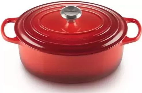 Le Creuset - Braadpan Signature - Ovaal - Kersenrood - Gietijzer